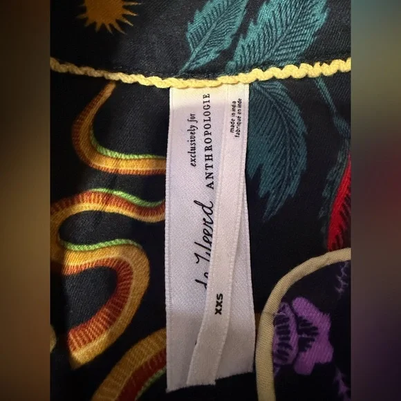 Rosa de Weerd for Anthropologie, flannel pajama set - Picture 5 of 16